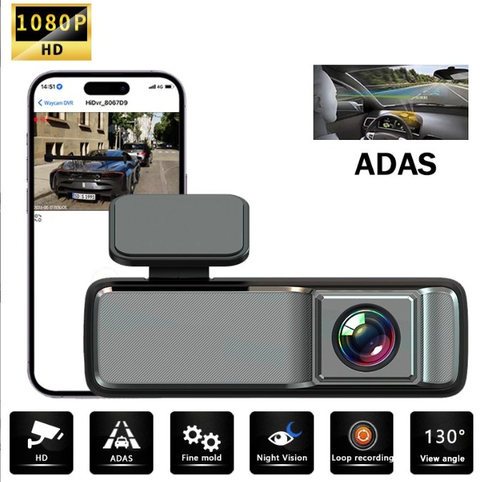 Dash Cam Full HD 1080P Dash Camera Night Vision Wifi Car Black Box G-sensor Loop Recording DVR